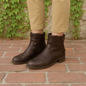 UGG Brown Orion Biker Boots, 8